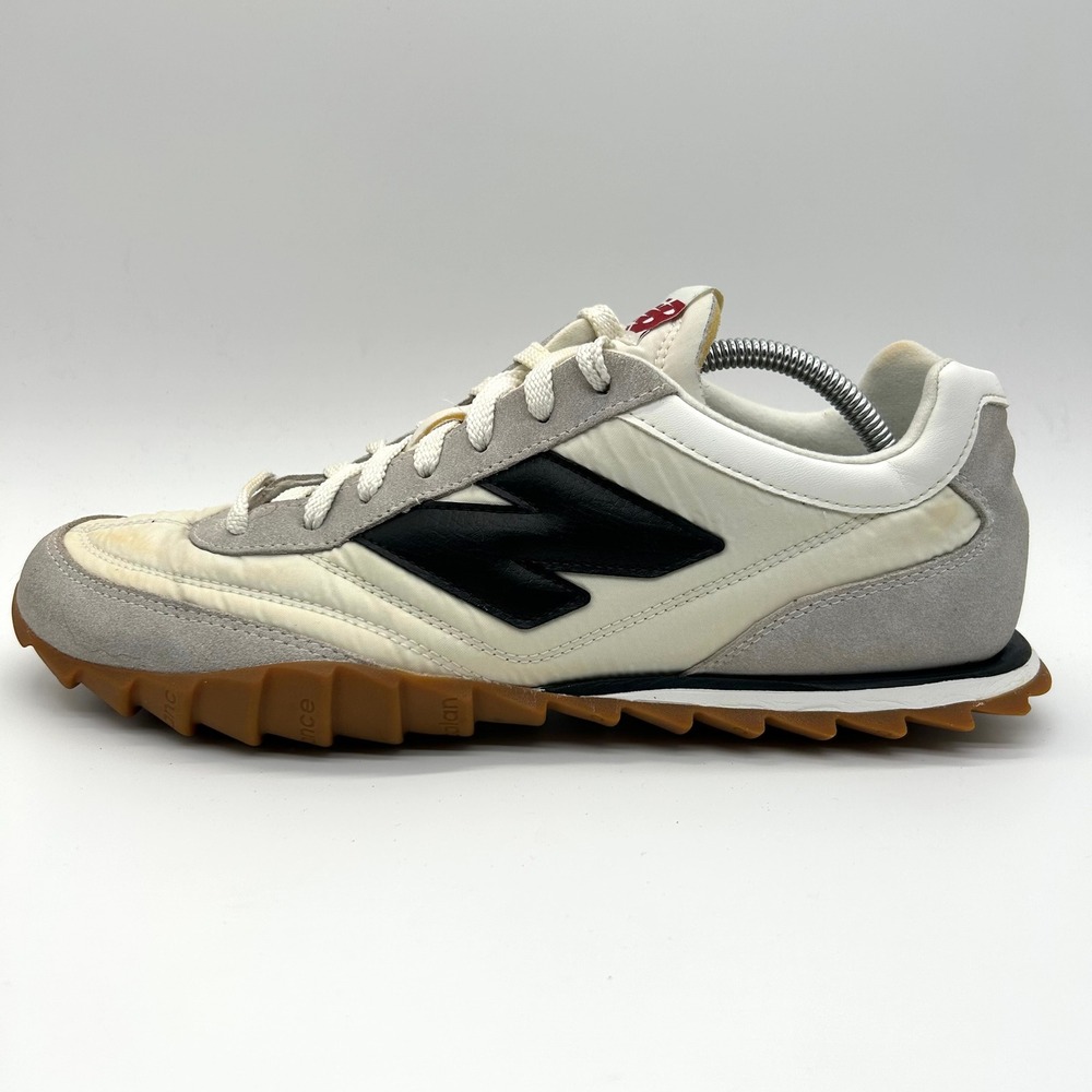 New Balance RC30 Shoes Mens 13 White Black Gum Retro Heritage Suede Sneakers